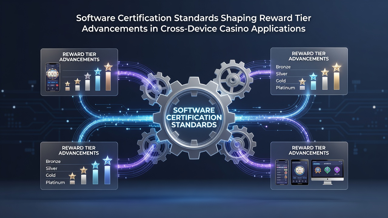 Software certification standards influencing reward systems in cross-device casino apps