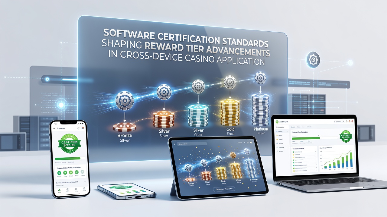 Reward tier advancements enabled by certified cross-device software standards